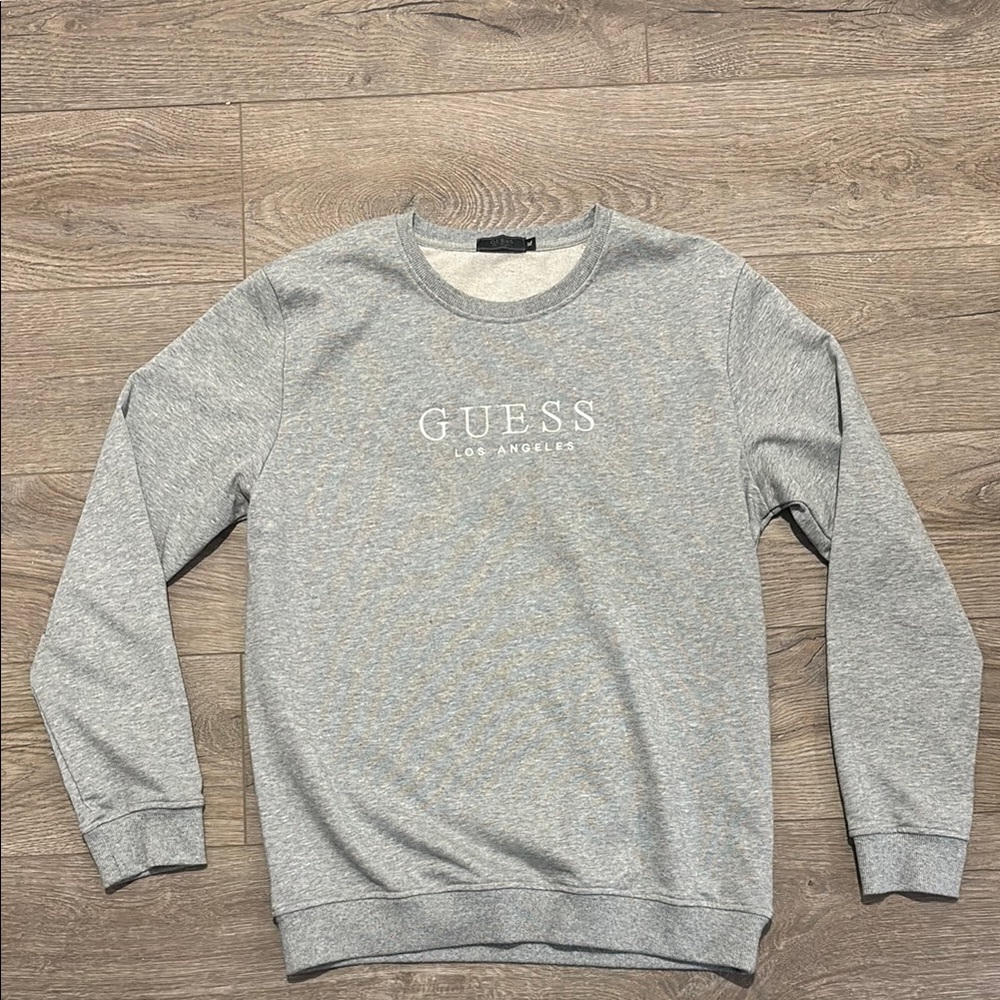 Guess Gray Crewneck Sweater